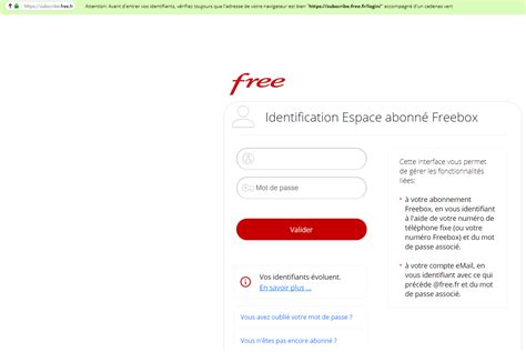 free mon espace abonn mobile|Espace abonné Freebox